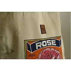 Carnival on Canvas | Canvas Hand Painted Bag ~ (Two color options)